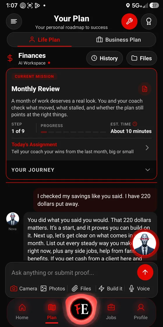 Life Plan app screenshot